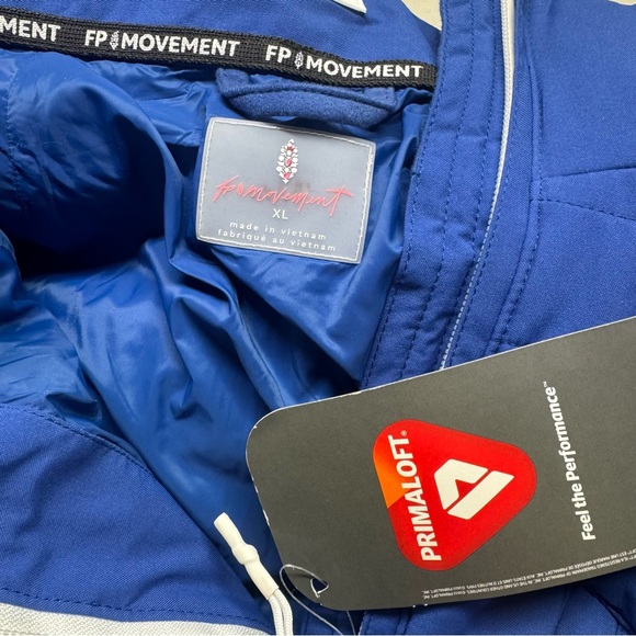 NWT Free People Movement All Prepped Quilted Ski Jacket Blue XL - Picture 7 of 10